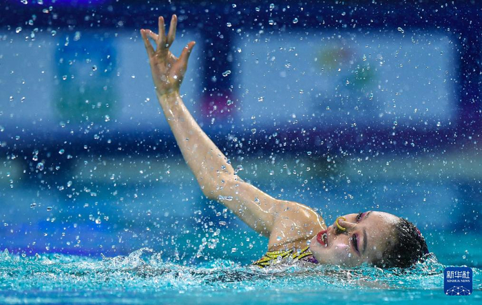 花样游泳——全国冠军赛:张海亚夺得女子单人自由自选冠军