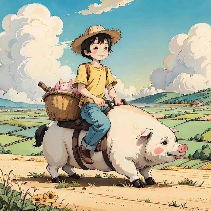 可爱的卡通头像分享:叮当猫最悠闲