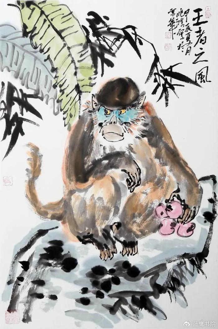 画猴名家刘兆鸿佳作赏析:笔墨高古,形简神完,思想深邃