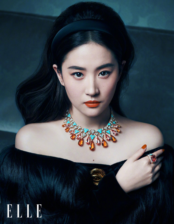 刘亦菲elle9月刊封面