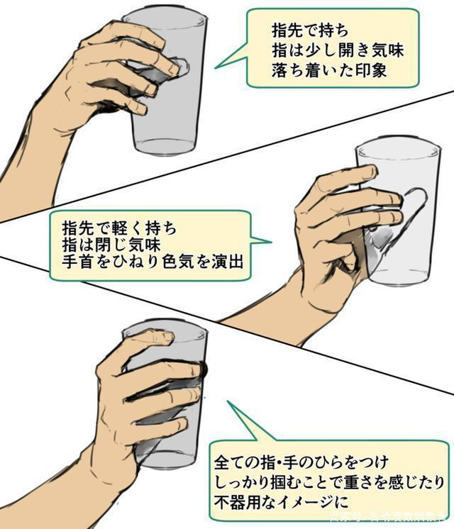 不会画手的一定要收藏!手部姿势详细画法!