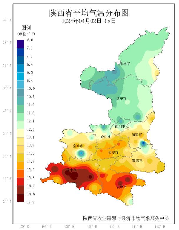 陕西气候分布图片