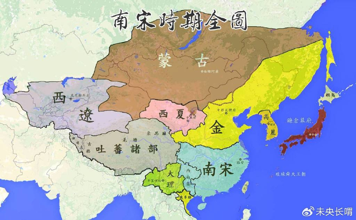 金国遭到蒙古入侵后攻打西夏和南宋导致二者选择联蒙灭金