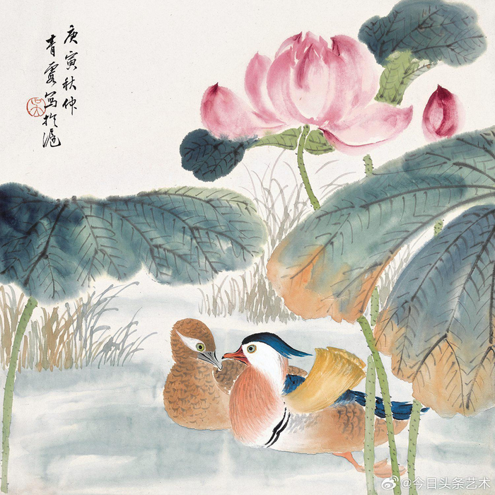 画家吴青霞花鸟画