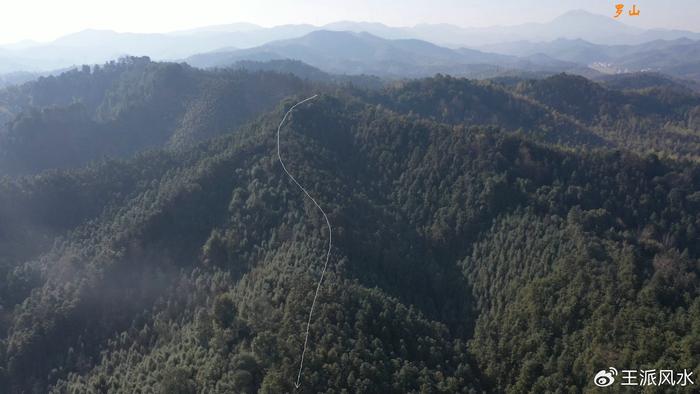 江西豐城黃大參祖墳風水,連甲九星,御屏夾耳,不愧為之