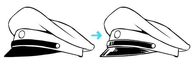 军帽怎么画?帅气的军帽画法,军帽控福利!|3d|军帽|中心线_新浪新闻