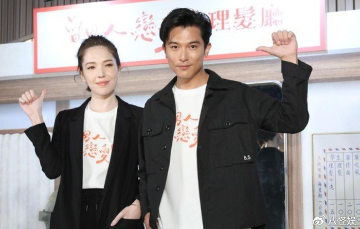 邱泽夫妇牵手游巴黎,许玮甯白到发光好美,夫妻俩身高差抢镜|邱泽