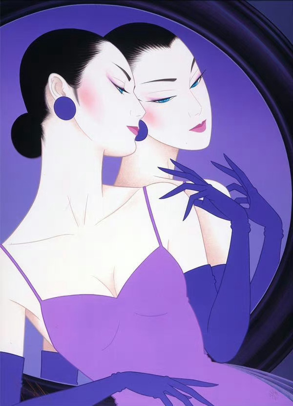 美人画 鹤田一郎 ichiro tsuruta