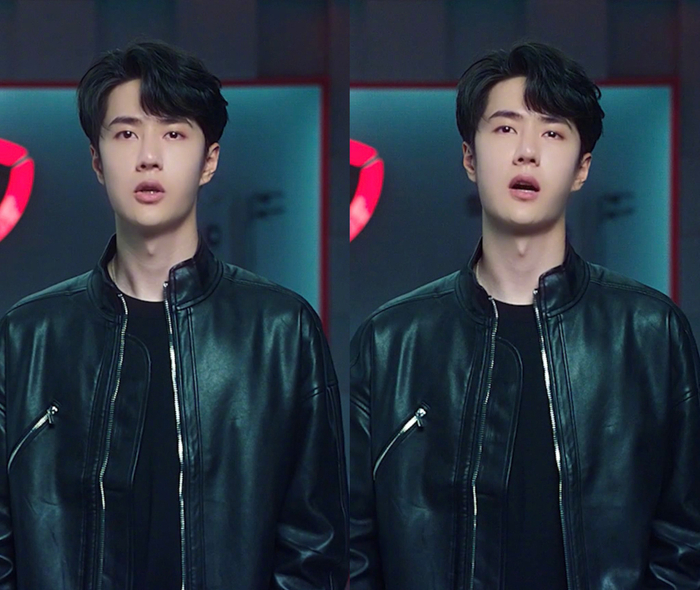 王一博最新造型好帅气骑电动车气氛满分