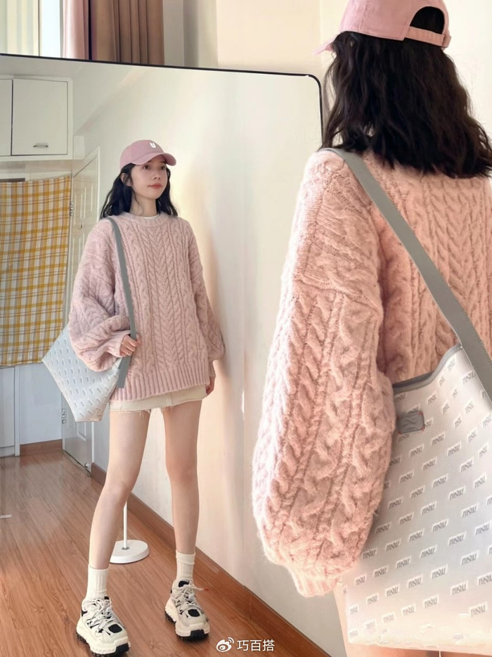 五五分身材这次赚到了10套模板上身秒变比例出众的精致甜妹