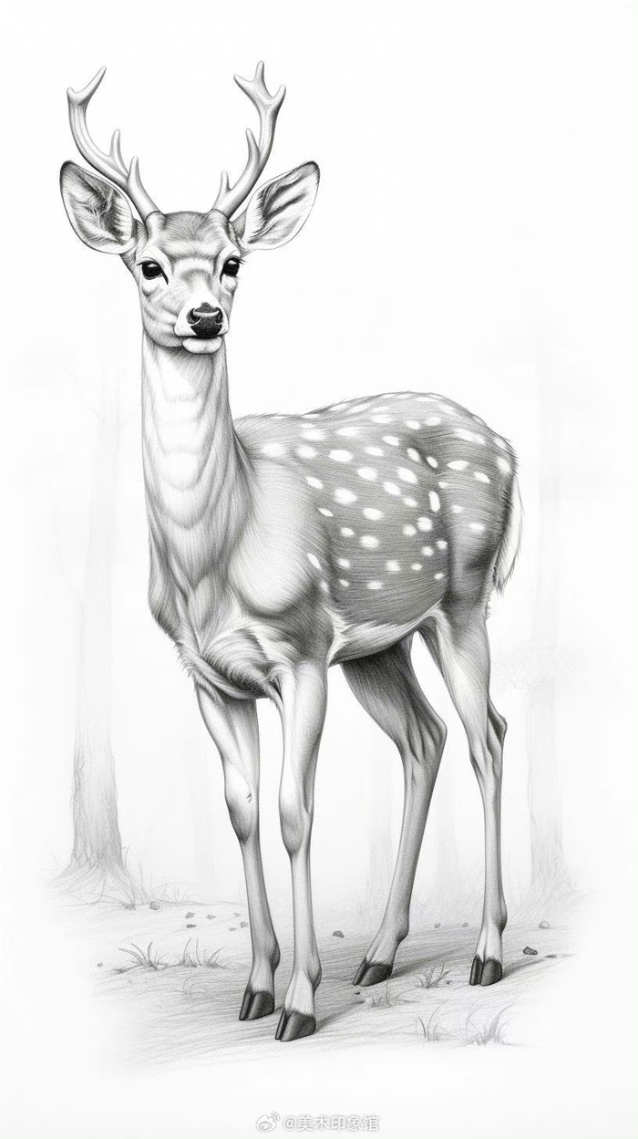 这是有灵性的小鹿许个愿吧