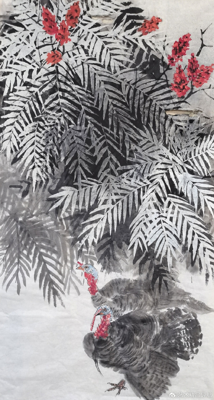 丹青溢彩·迎新年——2024主推艺术名家武仲时作品鉴赏|画鸡|画家