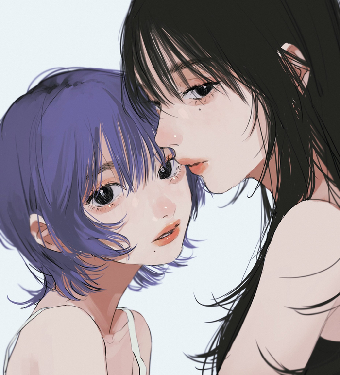 很有风格的时尚少女插画instamimoon02