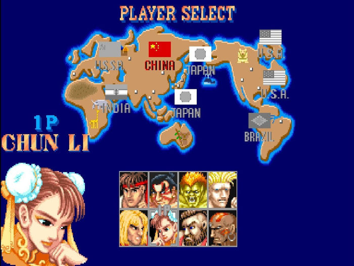 卡普空(capcom)经典格斗游戏《街头霸王》系列高人气中国选手 春丽 于