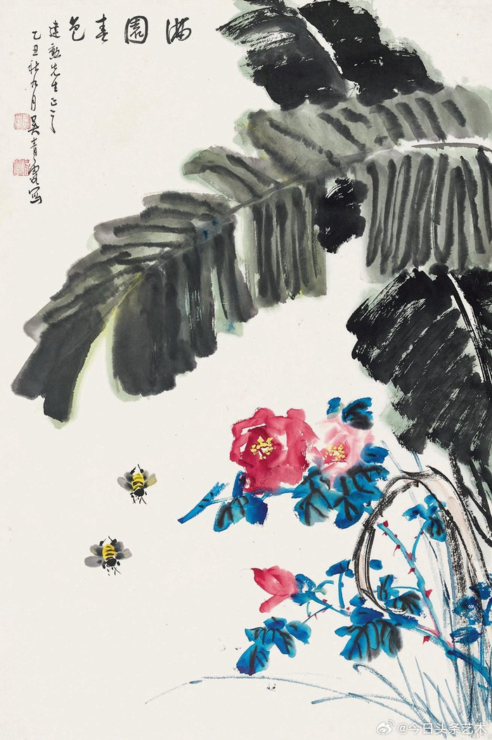 画家吴青霞花鸟画