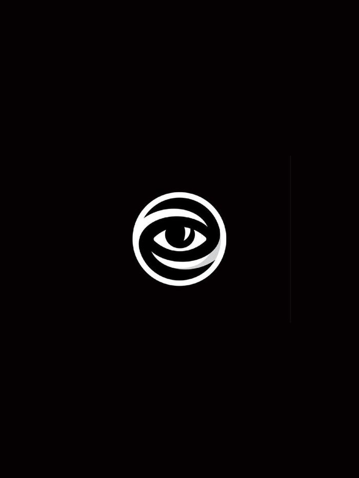 眼睛为元素的logo设计图片