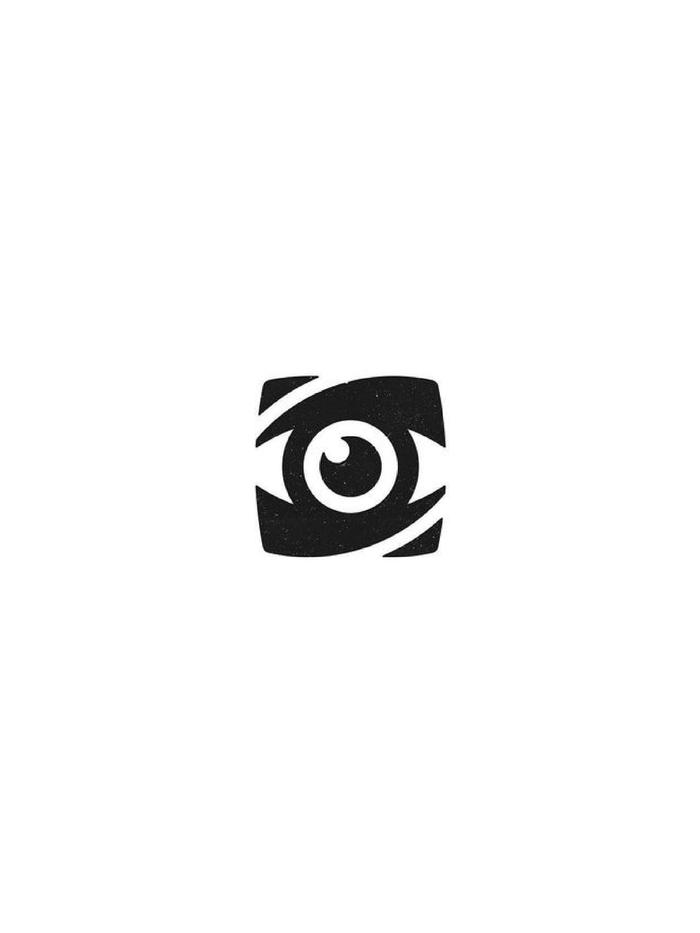 眼睛为元素的logo设计图片