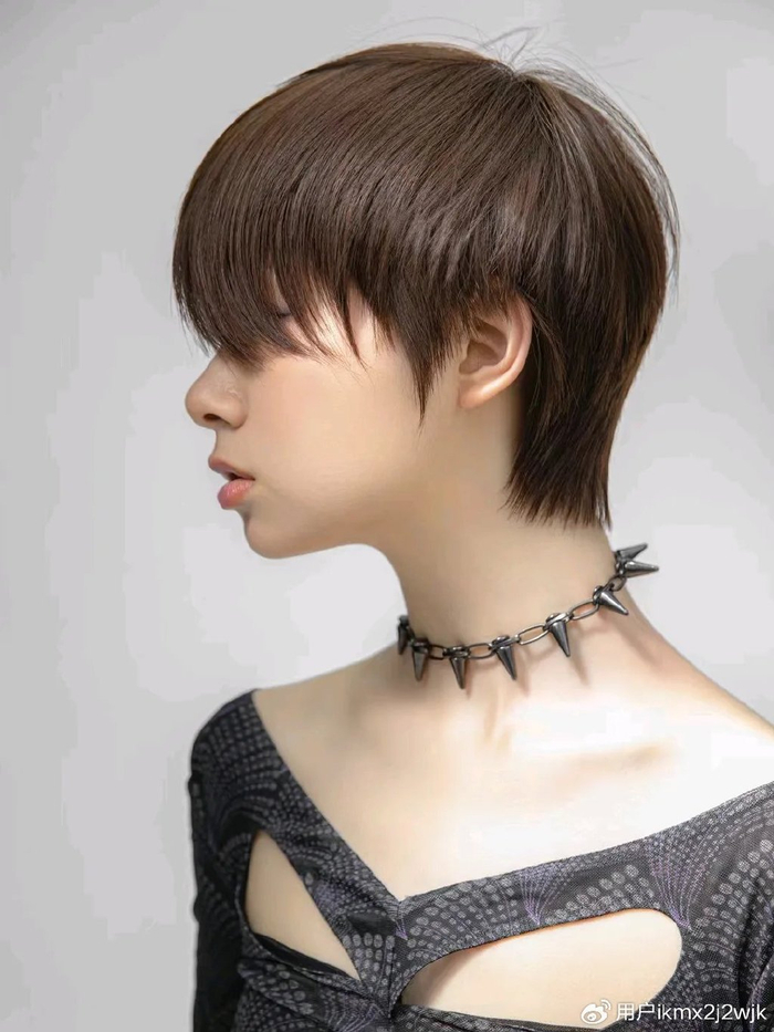 从风格上来说,短发带层次且露出耳朵的发型既可以走帅气的中性风,也