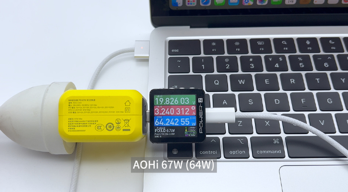 magsafe372w传统快充macbookairm32024笔记本电脑充电评测