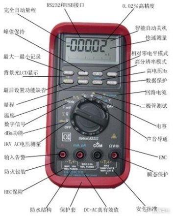 万用表测漏电使用方法图片