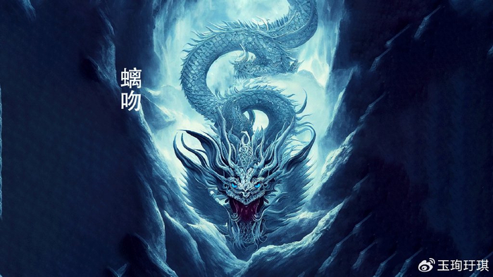 龙生九子：螭吻，在屋顶张口吞脊，龙与鱼所生