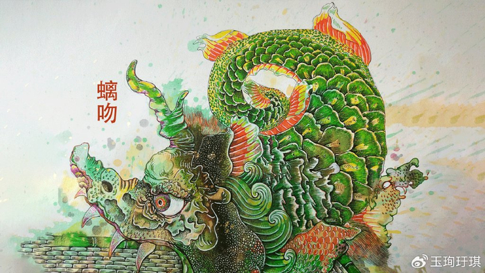 龙生九子：螭吻，在屋顶张口吞脊，龙与鱼所生|中国|小编|神话|宫殿建筑|跃龙门_新浪新闻