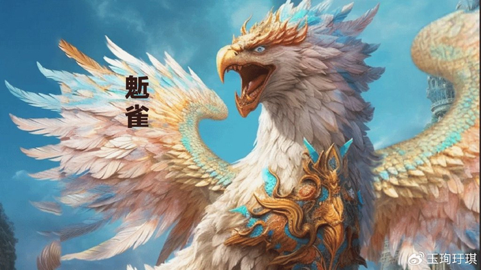 山海经异兽:鬿雀,鸟身鹰首虎爪,能洞察人间一切|山海经|异兽|鹰首