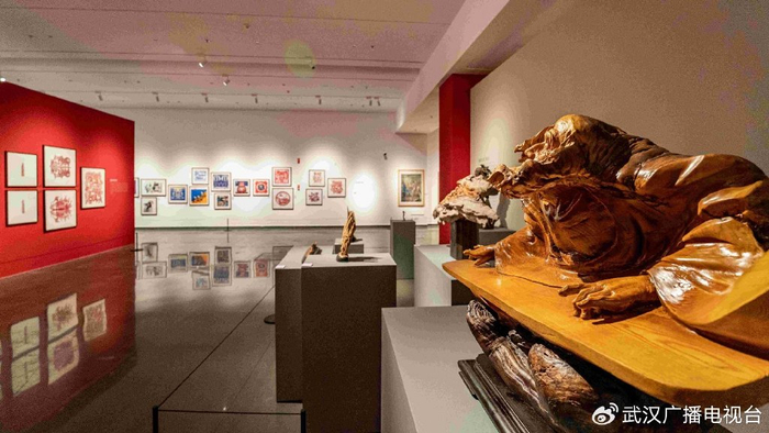 福建真有浦花团锦簇福建省民间美术展在浦城美术馆