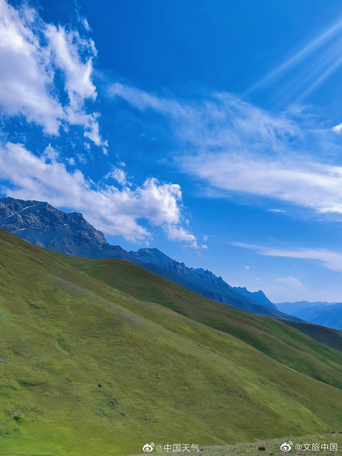 屏保里的美图原来是新疆啊新疆草原蓝天白云美如画