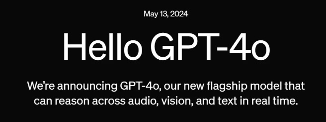openai全新gpt-4o震撼发布