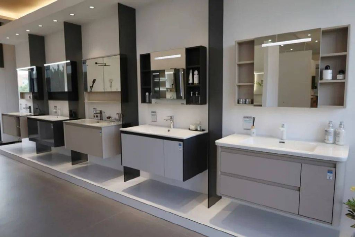 缇派卫浴总部家装产品展厅聚焦产业,引领趋势缇派的浴室柜个性鲜明