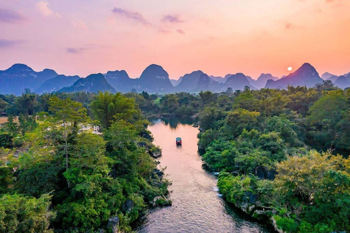 广西崇左有一处峒那屿湾,邂逅山水秘境,是桂西新晋网红打卡地