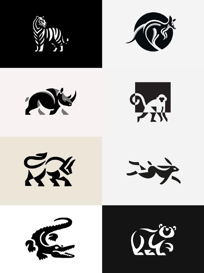 动物logo design by matthieumartigny