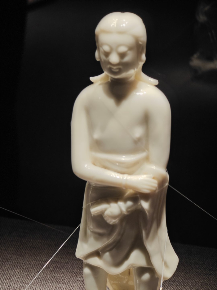 清代 德化白瓷 亚当夏娃