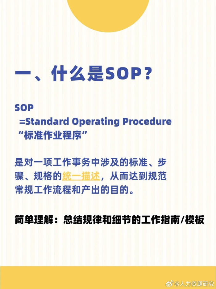 产品经理的sop是什么?如何制定并执行?