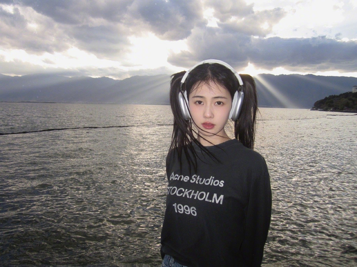 好喜欢白鹿这组海边照