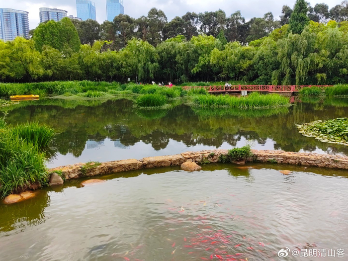 漫步昆明月牙潭公园