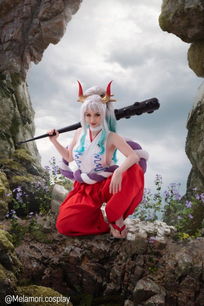 俄罗斯的小姐姐lady melamori cos《海贼王》大和__财经头条