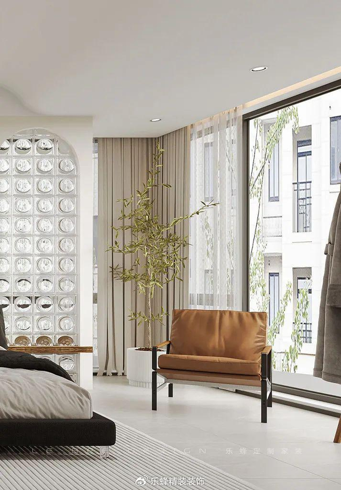 《快乐驿站》-南山区·蔚蓝海岸,126㎡现代简约风|快乐驿站|阳台|主卧