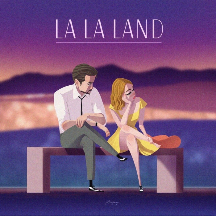 《爱乐之城》粉丝手绘海报