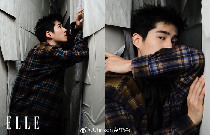 刘昊然xelle┊身穿balenciaga和loropiana登上五月刊双封面