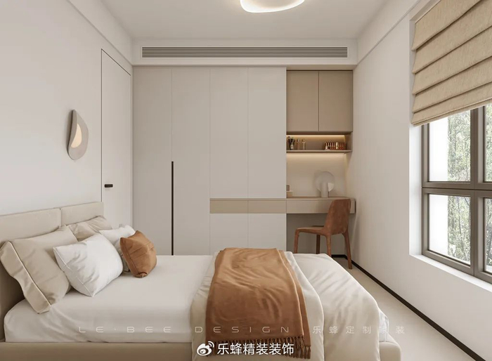 《快乐驿站》-南山区·蔚蓝海岸,126㎡现代简约风|快乐驿站|阳台|主卧