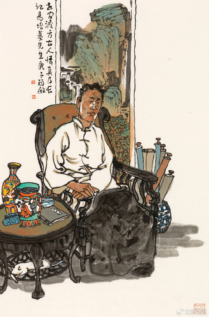 余嘉锡 68x46cm 2020俞平伯 68x46cm 2020郁达夫 68x46cm 2020袁昌英