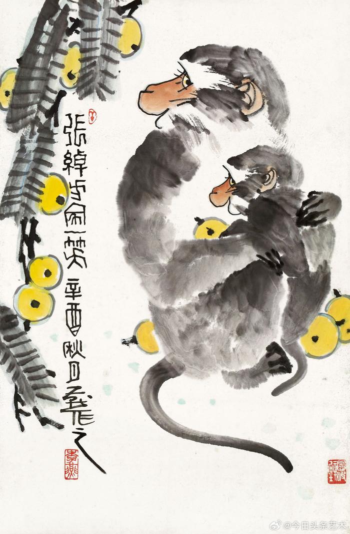 画猴的著名画家 当代图片