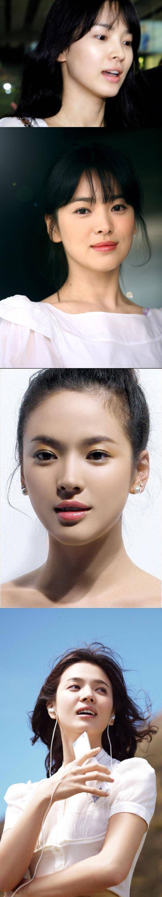 从小美到大的宋慧乔不同时期的照片合集