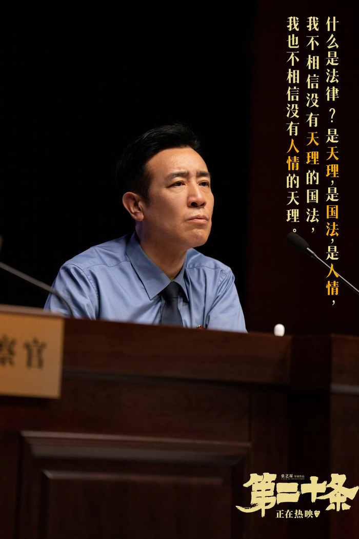 电影第二十条发布台词海报一句句台词振聋发聩法不能向不法让步