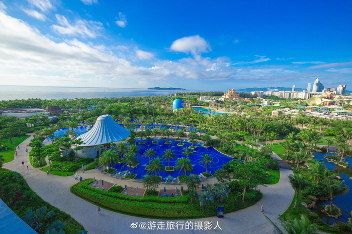 这次来三亚海棠湾玩，选择入住亚特兰蒂斯度假区的至尊海景房