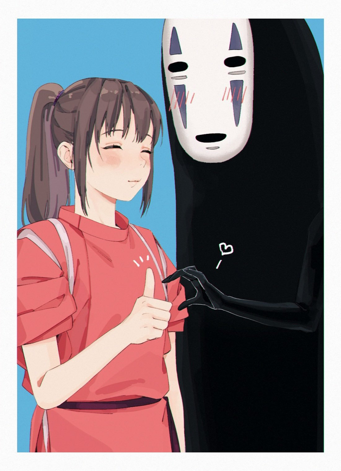 千寻白龙 也是童年磕过的初代cp 画的好绝美 白龙的占有欲🈶️