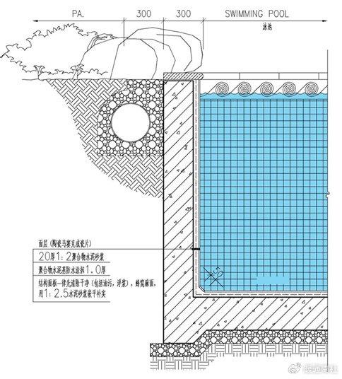 游泳池排水做法图片图片