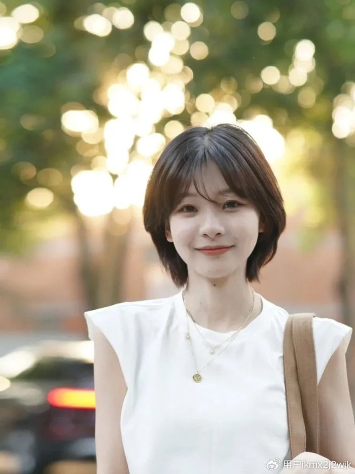 女士短碎发,剪完大不一样,很美很显小